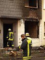 Feuer 3 Reihenhaus komplett ausgebrannt Koeln Poll Auf der Bitzen P564